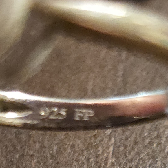 AMETHYST 925, STERLING SILVER, EARRINGS AND RING SET SIZE 6.5 - Picture 4 of 5